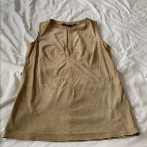 Ralph Lauren Black Label Suede Top